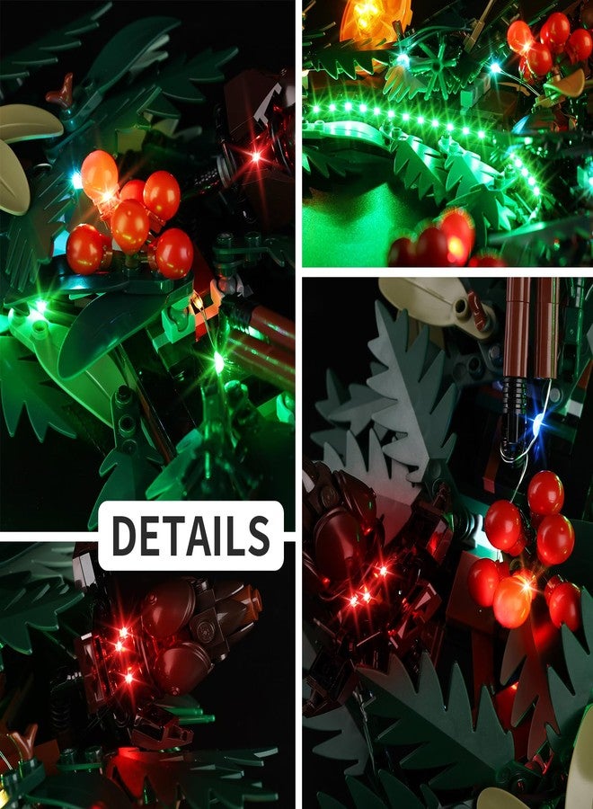 Kyglaring طقم إضاءة LED من Kyglaring متوافق مع مجموعة Lego 10340، ملحقات إضاءة لمجموعة نموذج Icons Wreath، أضواء فقط (النموذج غير متضمن)، إصدار كلاسيكي. - Image 5